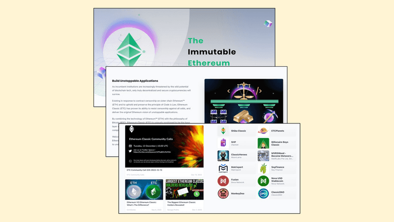 ETC community website.